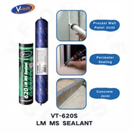 [READY STOR]V-TECH VT-620 LM MS SEALANT 600ML SAUSAGE ONLY WHITE/GREY/VTECH SAUSAGE SEALANT PUTIH/KE
