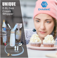 Gas Dynamicชุดครีมวิปเปอร์แก๊ส N2O ขนาด 500 มล. พร้อมตัวควบคุม