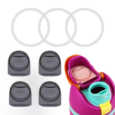 Replacement Rubber Stopper Seal Compatible,Water Bottle Lid Insert Cap Silicone Seal Parts for Owala