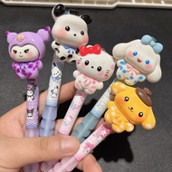 Store Selection#Cinnamoroll Gel Pen Cute Kuromi Retractable Pen High Aesthetic Style Exam Pen Studen