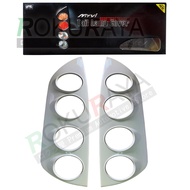 Perodua Myvi First Generation (2005 - 2010) Custom Fit Car Rear Back Tail Lamp Light Cover Trim (Pea