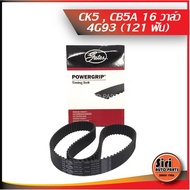 CK5CB5A 4G93 เครื่อง 1.6 (121ฟัน) (T1212) Mitsubishi มิตซูบิชิ สายพานราวลิ้น ไทม์มิ่ง ยี่ห้อ Gates เ