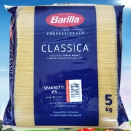 LARGE BAG 5 Kg / No. 5++ TUBE-SHAPED NOODLES IN ALL SIZES BARILLA No 5 Spaghetti Pasta
