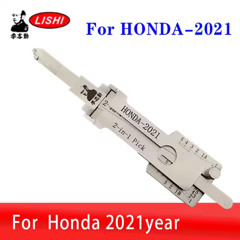 For HONDA-2021 LISHI 2in1 For New HONDA 2021Year Decoder Car Door Open tool Lock Pcik tool Locksmith