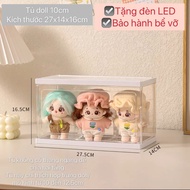 [GD08] Tủ mica trưng bày doll mô hình blindbox Skull Panda figure mỹ phẩm decor... tặng đèn LED