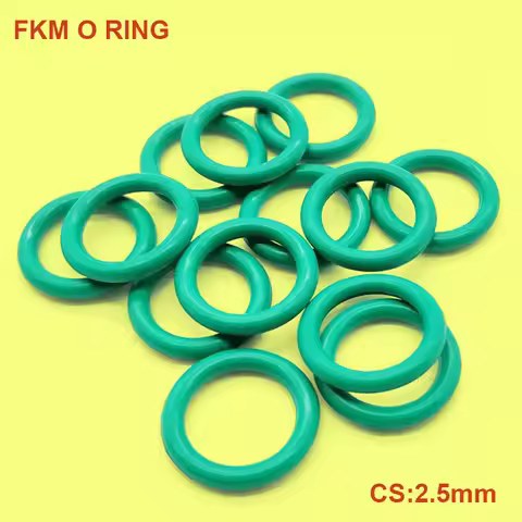 CS 2.5mm FKM O RING Fluorine Rubber Oil Seal Washer Gasket Fluororubber O-Rings sealing ring