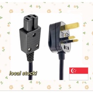 {fast delivery}UK BS1363 3 pin plug to IEC320 C15 female outlet socket  power cable extension cord