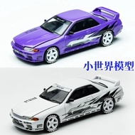 TM 1: 64 Nissan Nissan GT-R R32 Skyline Skyline Drift Alloy Car Model