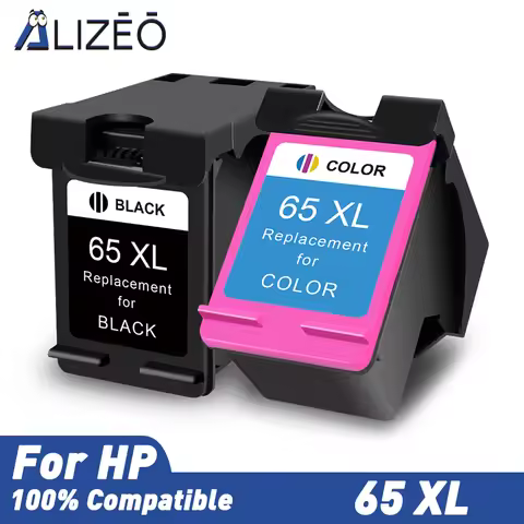 ALIZEO 65XL Ink Cartridge Compatible For HP 65 Envy 5010 5020 5030 5032 5052 5055 2622 2652 2655 372