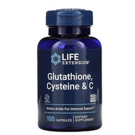 Life Extension Glutathione Cysteine ​​& C 100 capsules (Reduced Glutathione)