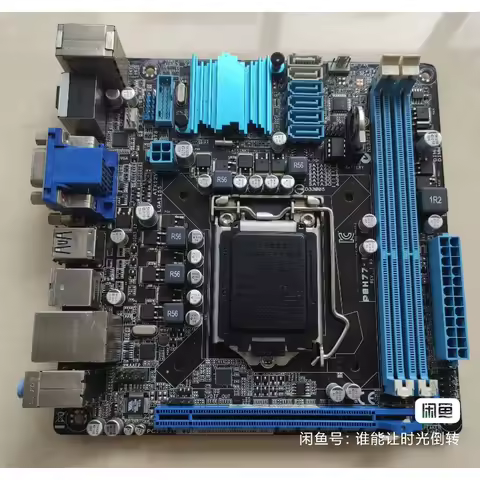Used Mini ITX Motherboard for ASUS P8H77-I LGA1155 H77 DDR3 HDMI DVI VGA SATA3 USB3.0 Compact Small 