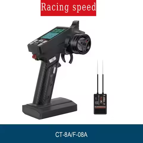 HotRC CT-8A 2.4Ghz 8CH FHSS Transmitter Remote Control Radio System CT8A with F-08A PWM Receiver For