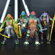 2014 Movie Edition 4 นินจาของเล่นเต่าทอง TMNT ที่สามารถเคลื่อนย้ายตุ๊กตารุ่นมือ 2014 Movie Edition 4