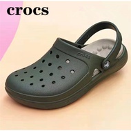 ๑New Original Crocs Lite Ride reviva flat sandals Beach slippers for men and women