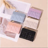 B-742 Wallet Easy To Carry Portable Mini With Card Slot Fashion For Women Bright Colors Wallet Woman