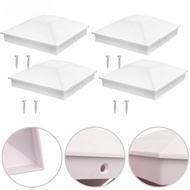 4x4 Post Cap Black(Actual 3.6" x 3.6") Protect Wood Post Sturdy Waterproof