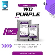 HDD WD Purple 1TB-6TB Sata 3.5" HARDISK 1TB/1.5TB/2TB/3TB/4TB/6TB WD PURPLE Sata 3.5" - Internal Har