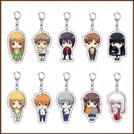 ST3 Fruits Basket Keychain Tooru Honda Acrylic Pendant Kyou Souma Accessories Anime Peripheral TS3
