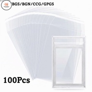 FS  100 Sheets PSA BGS Card Brick Film, Durable Strong PSA BGS Slab Sleeve,  Waterproof Transparent 