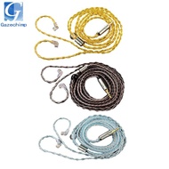 [Gazechimp] Earphone Audio Wire /2Pin Connector HiFi 8 Core Silver Plated Upgrade Cable