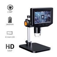 1000X Error Coin Brazing Microscope with 4.3 inch LCD USB Digital Microscope 1080P Video Microscope 