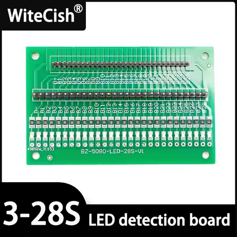 3S ~ 28S LED Detection Board Cable Tester Light FOR Li-ion LifePo4 Lithium Battery Protection Board 