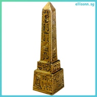 Statue Egyptian Temple Sculpture Tower Figurine Psychological Sandbox Desktop Decor Rice Decorate Resin Travel ellisonn