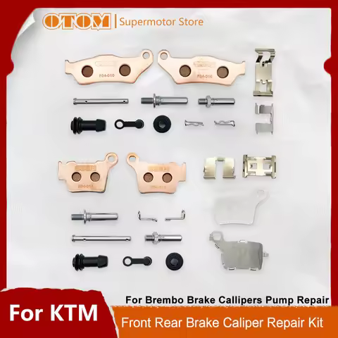 Motorcycle Accessories Brake Caliper Repair Kit Front Rear Retaining Spring Pads Heat Insulation She