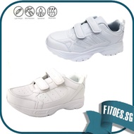 *SG Seller* Neckermann 9139 9264 Vel-cro School Shoes White