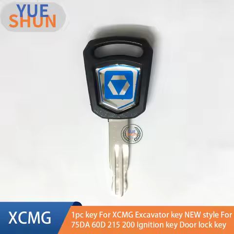 1pc XCMG Excavator key NEW version For XE60 75 65 85 215 75DA 60D 200 Ignition key Door lock key
