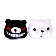 Danganronpa Enoshima Junko Headwear Cosplay White Black Bear Hairpins Girl Gift