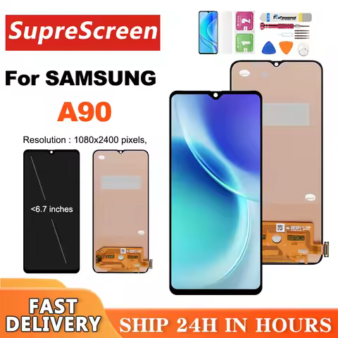 TFT For Samsung A90 5G SM-A908B SM-A908N LCD Display Touch Screen Digitizer Assembly For Samsung A90