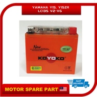 BATERI MOTOSIKAL KOYOKO G2 NANOGEL BATTERY YTZ5S-BS (BT4) GTZ4V YTZ5 FOR YAMAHA Y15, Y15ZR LC135 V2-