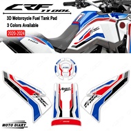 3D CRF1100L Fuel Tank Pad Sticker Gas Cap Protection Decals Waterproof For CRF 1100L Africa Twin 20