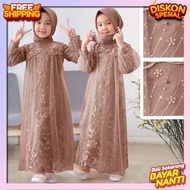 Deres Ansk Kekinian Anakk Age 2 3 4 5 6 7 8 Dj Dreas Kides Long Dress Children's Gamis Anaj Deres An