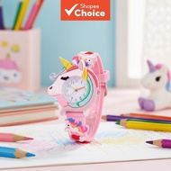 Rainbow Meteor Unicorn Watch with Heart Shape for Girls, Ideal Birthday Present Kids Watch Girls Wat