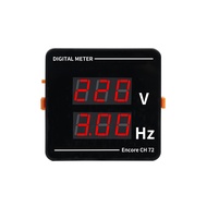 Square 72*72mm AC 50-500V 10-99.9Hz Digital Display LED Energy Voltage Frequency Panel Meter Voltmet