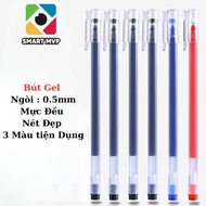 [ COMBO 50 ] Clear Body Gel Pens - Set of 50 Gel Pens with 0.5mm Nibs for Smooth Writing Beauty
