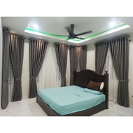 Langsir sliding door/tingkup lenght9feet/108inch/274cm. width 1keping/59inch/150cm