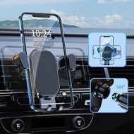 ที่วางโทรศัพท์ในรถแบบเสียบช่องแอร์ ที่วางโทรศัพท์นำทาง GPS ที่ยึดมือถือ ไม่หลุดง่าย กันสะเทือน หมุน ได้360องศา