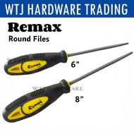 REMAX Wood Round Rasp File / Available in 6", 8" / Wood File / Round File / Steel File / Kikir Kayu 