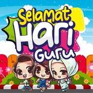 HADIAH HARI GURU,STICKER LABEL HARI GURU,DOORGIFT HARI GURU MURAH & CANTIK