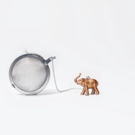 01LIV不銹鋼濾茶器 CHICHI濾茶球 大象吊饰 原創設計 泡茶器