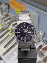 SEIKO Watch Seiko 5 Sports SRPL77K1 Stainless steel Case/Bracelet Blue Bezel Blue dial 38mm Dia. WR