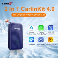 CarlinKit 4.0 CP2A Wireless Android Auto Box Portable CarPlay Wireless Dongle For Car Radio with Wir