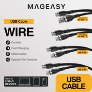 MagEasy Wire Cable USB C Charger Cable 2m / 1.5m