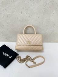 Chanel V Sharp Coco Handle Small 小號 裸粉色