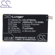 CS Battery For Alcatel TLp034B1 / TLp034B2 / Alcatel A995L Phone Battery OT802XL