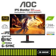 AOC 27G4ZR - 27 inch FHD 260Hz Fast IPS Gaming Monitor (3Yrs AOC Warranty)