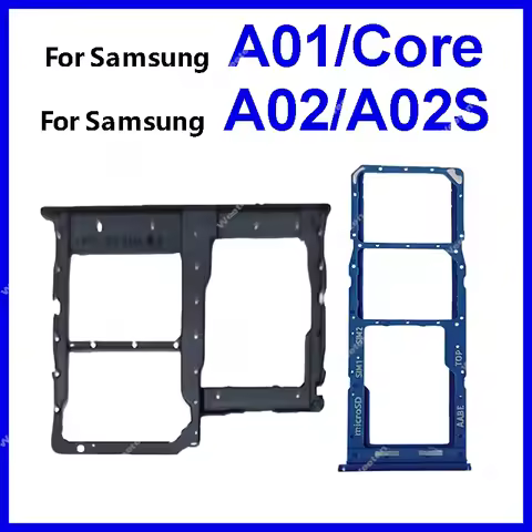 SD & SIM Card Reader Holder Adapter For Samsung Galaxy A01 A02 A02S A01core Single Dual sim card tra